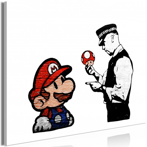 Tablou Banksy: Mushroom Picker (1 Part) Wide