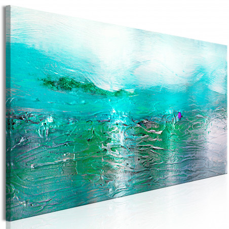 Tablou Turquoise Landscape (1 Part) Narrow-01