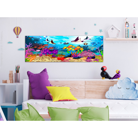 Tablou underwater fun (1 part) narrow