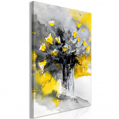 Tablou Bouquet Of Colours (1 Part) Vertical Yellow-01