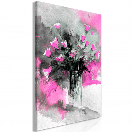 Tablou Bouquet Of Colours (1 Part) Vertical Pink-01