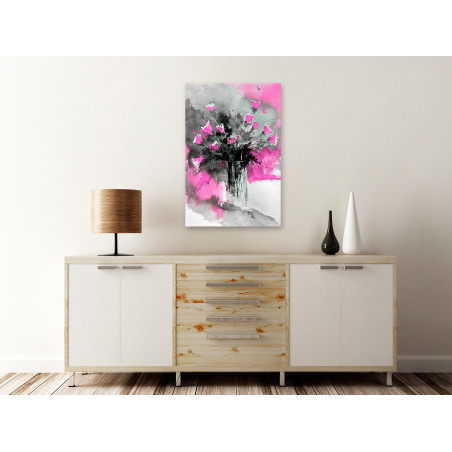 Tablou Bouquet Of Colours (1 Part) Vertical Pink-01