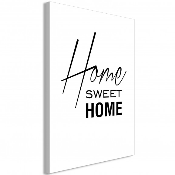 Tablou Black And White: Home Sweet Home (1 Part) Vertical