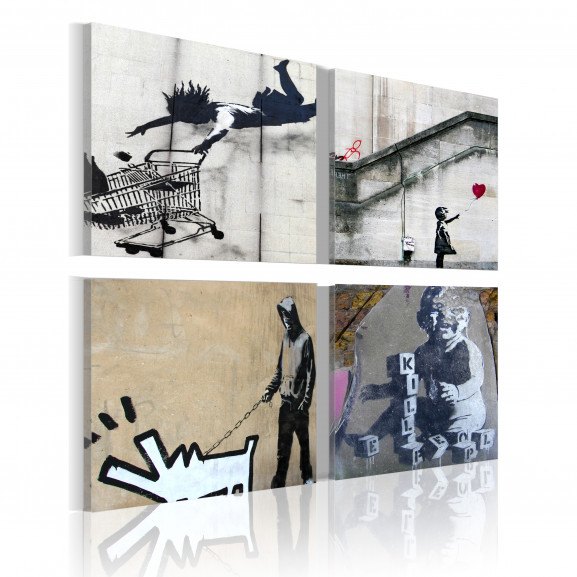 Tablou Banksy Four Orginal Ideas