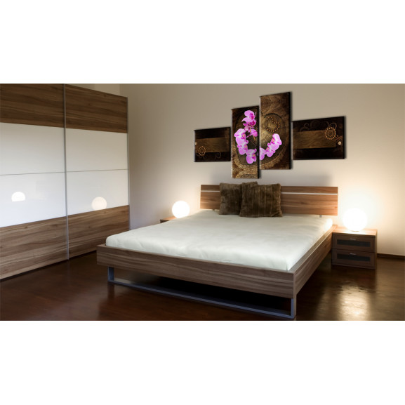 Tablou orchid and wood