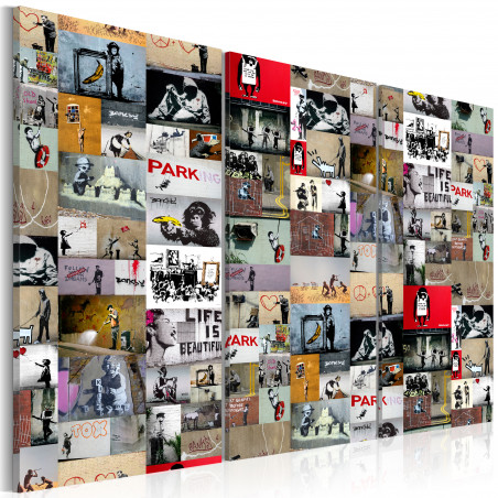 Tablou Art Of Collage: Banksy Iii-01