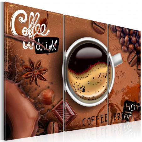 Tablou Cup Of Hot Coffee-01