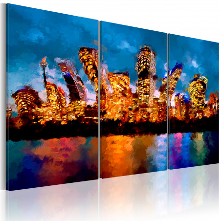 Tablou Mad City Triptych-01