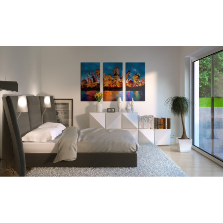 Tablou Mad City Triptych-01