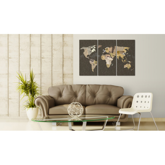 Tablou news of the world triptych