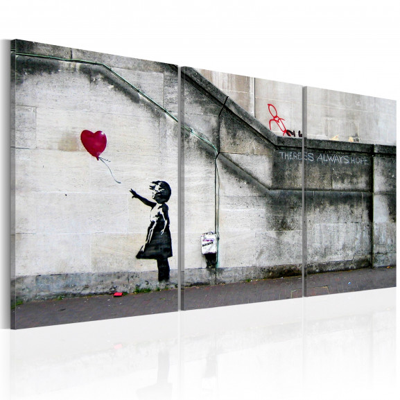 Tablou There Is Always Hope (Banksy) Triptych