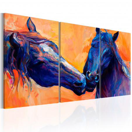 Tablou Blue Horses-01