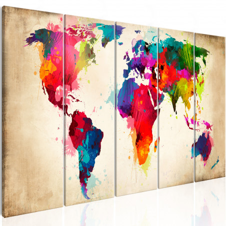 Tablou Bright Continents-01