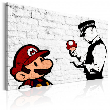 Tablou Banksy On Brick-01