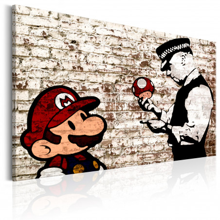 Tablou Banksy: Torn Wall-01