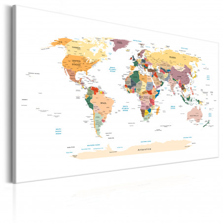 Tablou World Map: Travel Around The World-01
