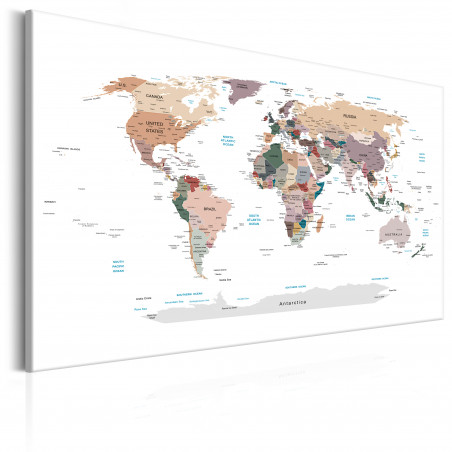 Tablou World Map: Where Today?-01