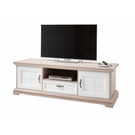 Comoda Tv Cu 2 Usi Si 1 Sertar Avenue, Stejar Si Anderson Pine, 177 Cm-01