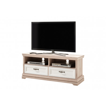 Comoda Tv cu 2 sertare Avenue, Stejar si Anderson Pine, 135 cm-01