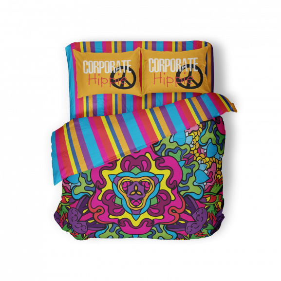 Set Lenjerie Pat Dublu Hippie
