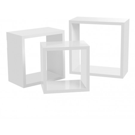 Set 3 Polite, White, 30 x 30 x 15 Cm-01