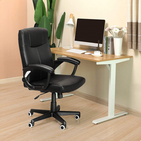 Scaun Birou Office Swivel,Negru, 66 X 66 X 110 Cm-01