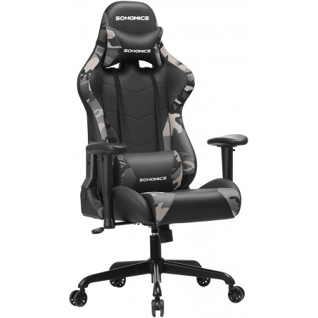 Scaun Birou Ergonomic Gaming Free, Army, 69 x 71 x 128 Cm-01