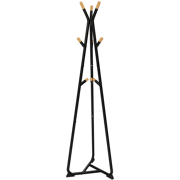 Cuier haine trio 3, negru, 49 x 49 x 172 cm