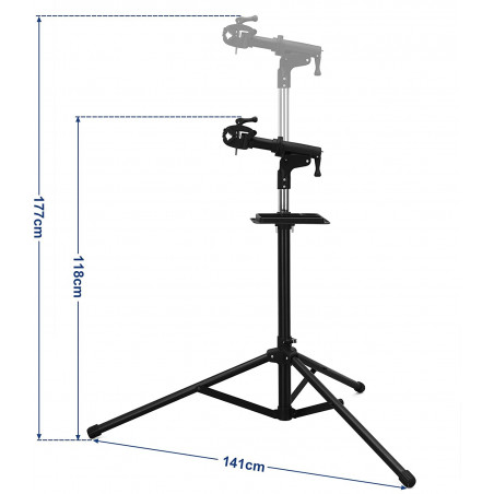 Stand reparatii biciclete Modulo 5, 118-177 cm-01