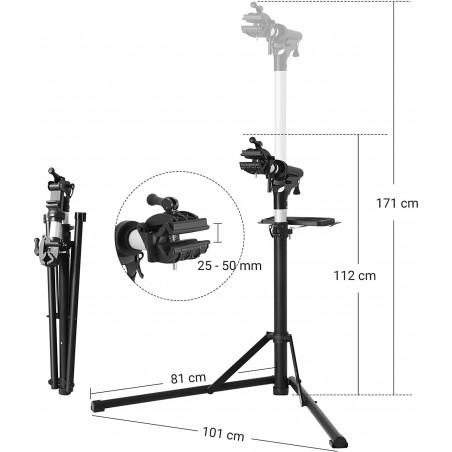 Stand reparatii biciclete Modulo 4, 112-171 cm-01