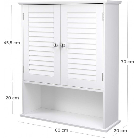 Dulap suspendat Baie Cottage 1, 70 x 20 x 60 cm-01