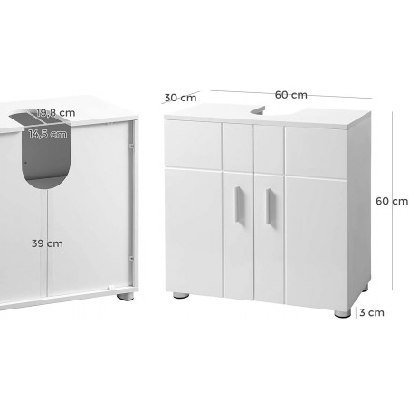 Masca Chiuveta Line 1, 60 x 30 x 60 cm-01