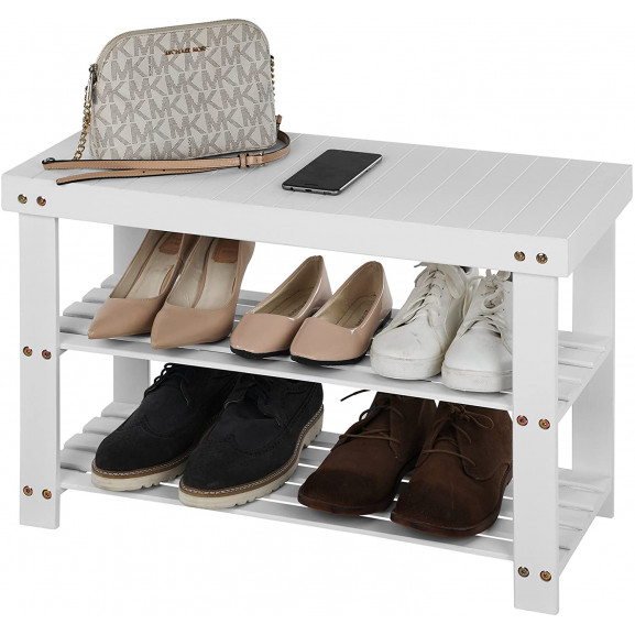 Organizator pantofi white, 70 x 28 x 45 cm