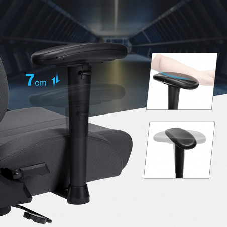 Scaun Birou Gaming Ergonomic cu cotiere reglabile, 60 x 128 x 70 Cm-01