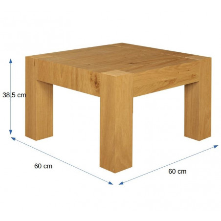 Masa cafea Cube Stejar Natur, 600 x 600 x 385 mm.-01