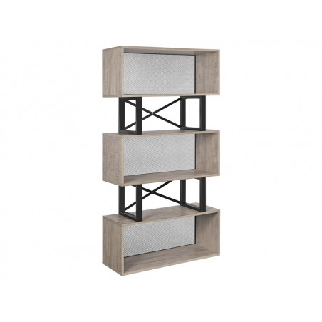 Biblioteca Vintage LBC, Negru, 80 x 30 x 149 cm-01