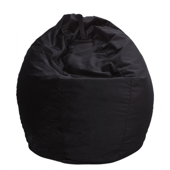 Fotoliu Bean Bag, Interior, Tip Pară Negru 90 X 90 X 35 X 84 cm