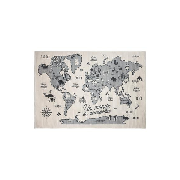 Covor World Map 147 X 98 cm