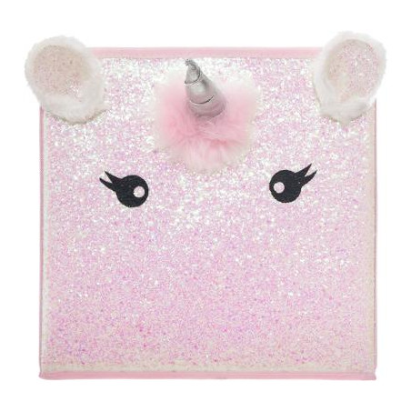 Cutie Depozitare Unicorn Roz, 29 x 39,5 x 29 Cm-01