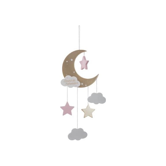 Decoratiune Agatatoare Pink Moon