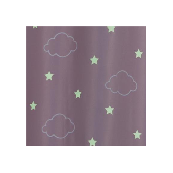 Draperie Copii Roz „Gow In The Dark” 140 X 250