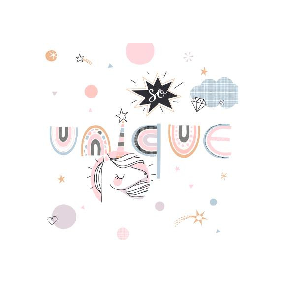 Lenjerie Pat Copii Unicorn 140 X 200 cm