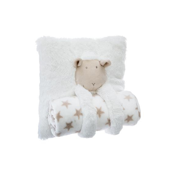 Patura + Jucarie Plus Alb