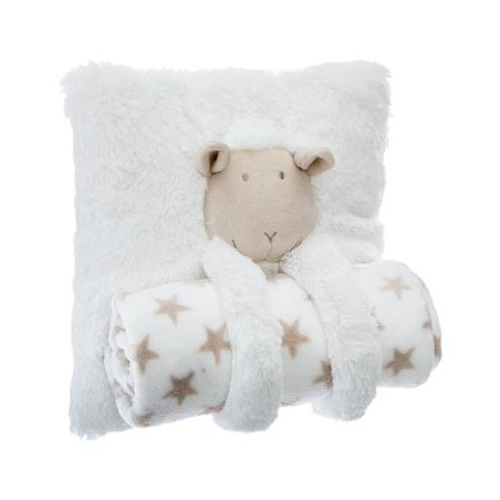 Patura + Jucarie Plus Alb-01