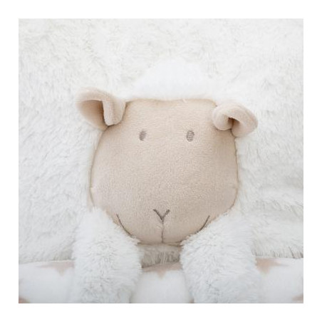 Patura + Jucarie Plus Alb-01