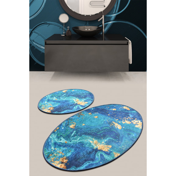 Set Covor Baie 2 Marbling