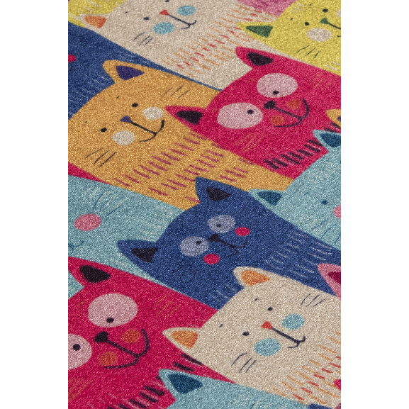Covor Baie Meow Colored 40X60 cm