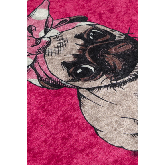 Covor Baie Pink Pug 40X60 cm