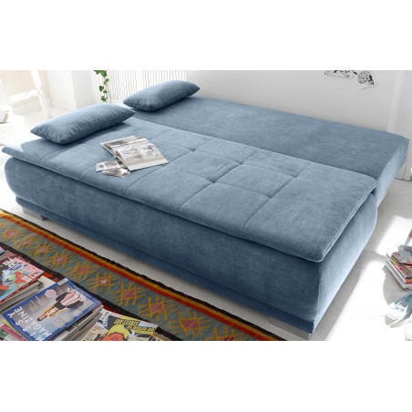 Canapea Extensibila Louis, Denim, 211 x 93 x 103 cm-01