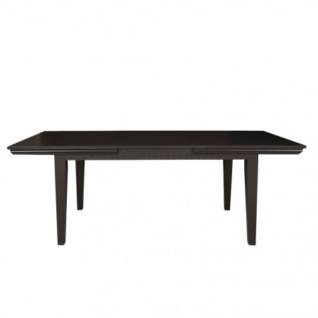 Masa Saint Tropez, Extensibila, Vopsit Negru, 160 x 90 x 77.5 Cm-01